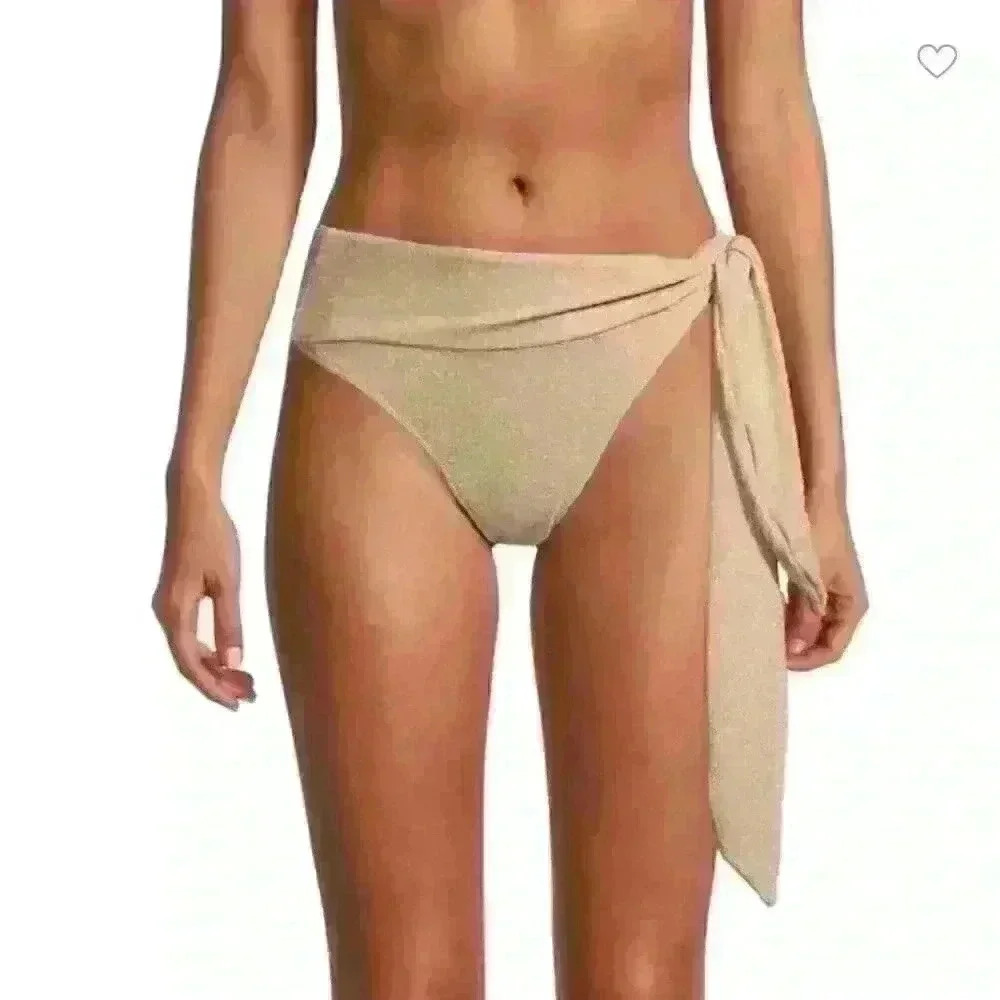 NWOT - RAMY BROOK - Knit Nova Side Tie Bikini Bottoms - Small